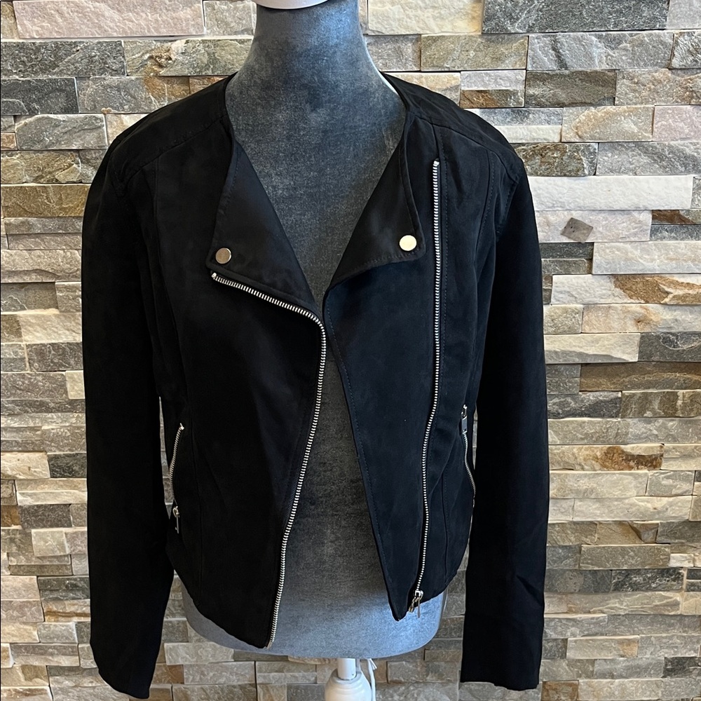 Divided Black Biker Jacket - image 1